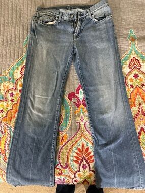 7 For All Mankind Light Blue Flare Jeans